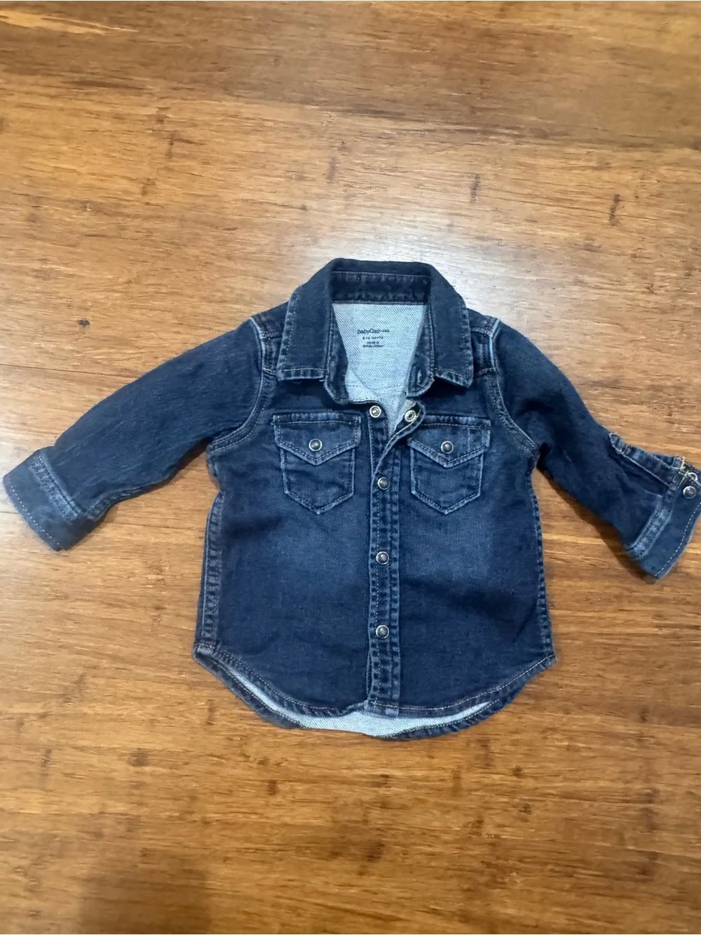 Baby Gap Denim Button-Up top - Dark Blue